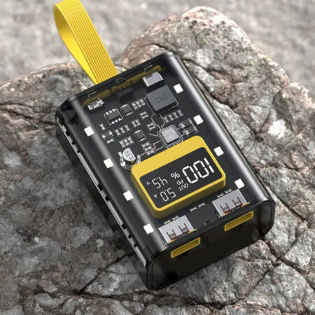 3 Colors Charger 8000mah Power Bank High Capacity Power Banks & Power Station With Dual Input & Output